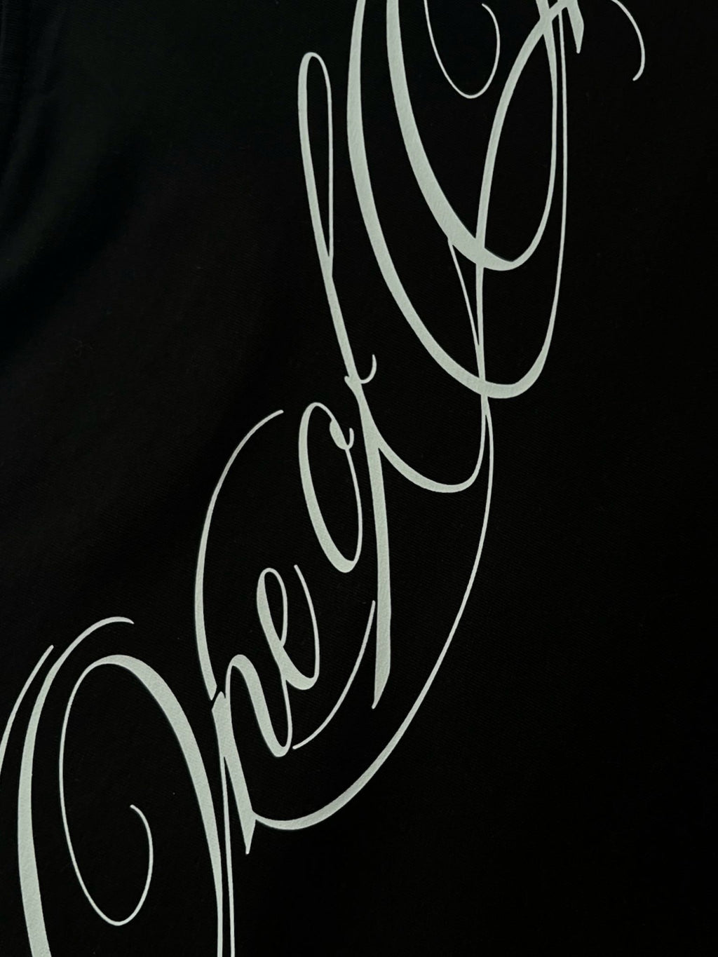 One Of One Black T-Shirt Casual